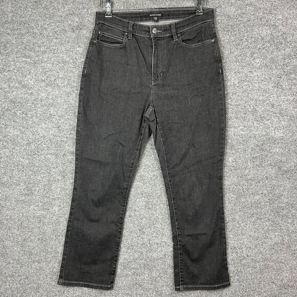 Eileen Fisher Jeans Women’s Size 8‎ Denim Grey Organic Cotton Pant - Picture 1 of 8